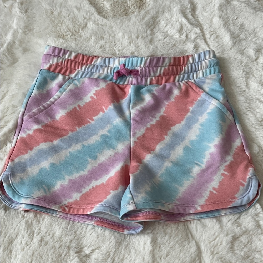 32 Degrees Pastel Tie-Dye Athletic Shorts